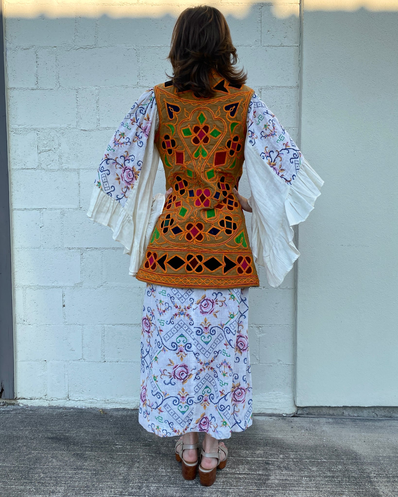 You're Welcome To My Heart 60's Colorful Moroccan Vest