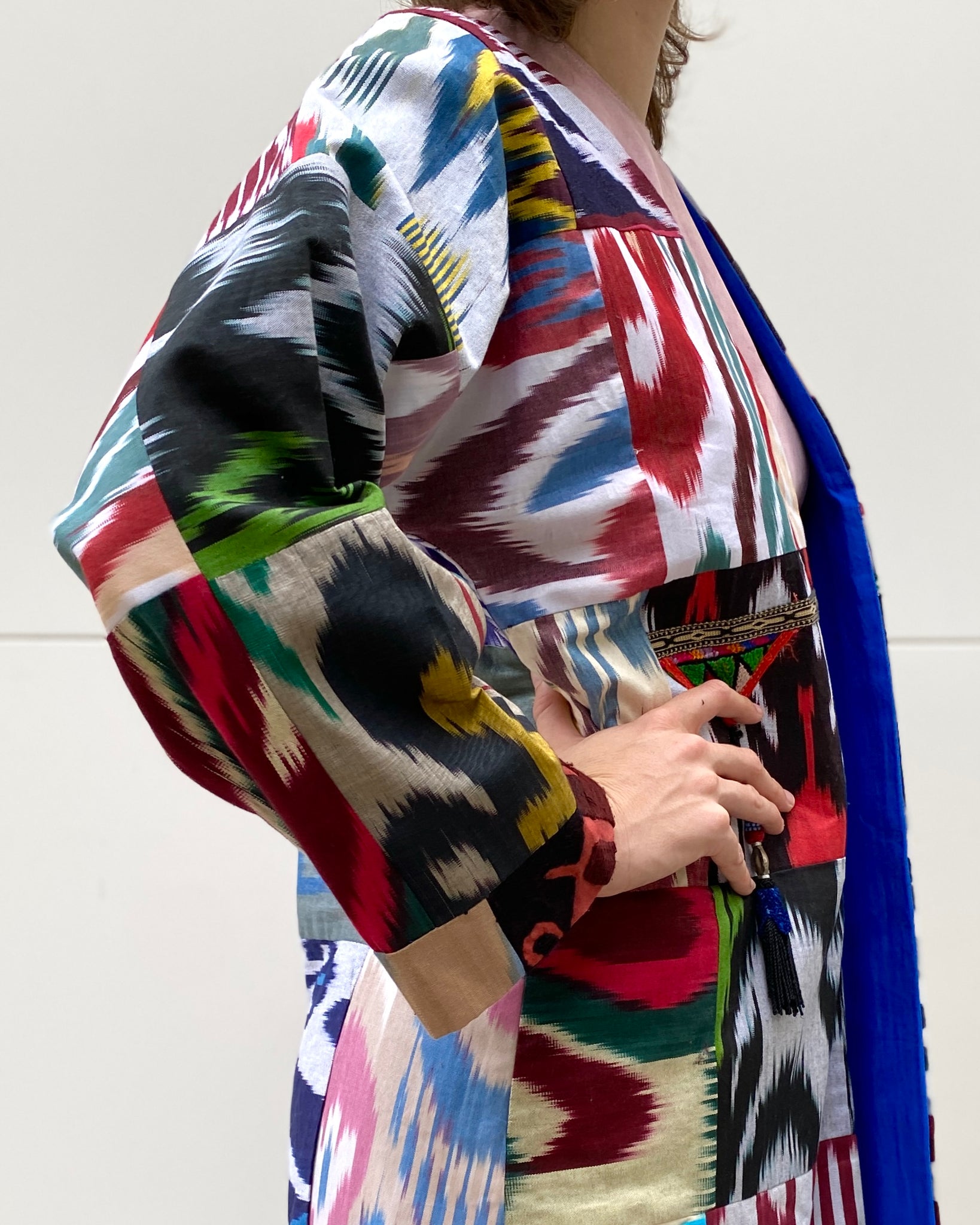 Rainbow Mountain Ikat Coat