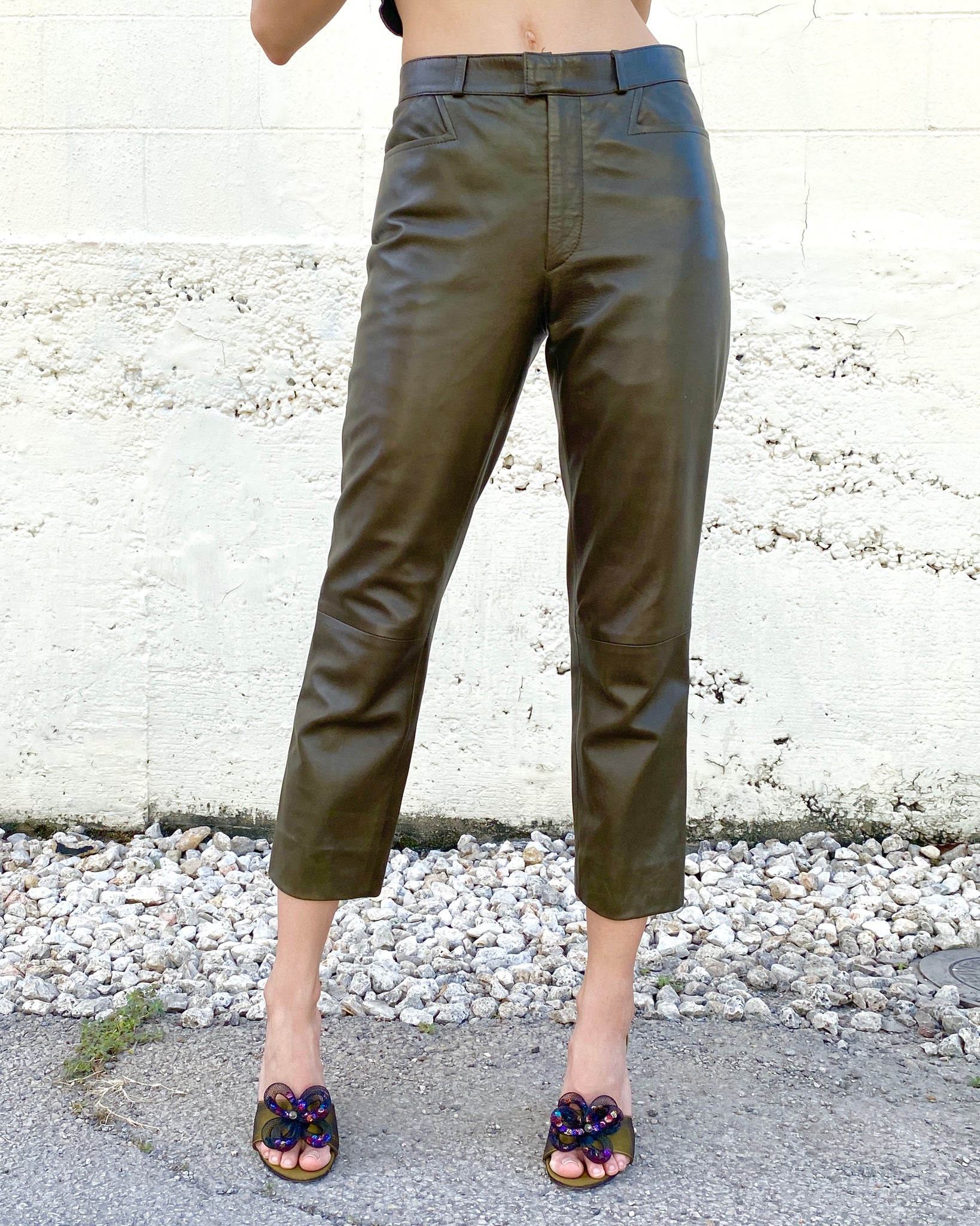 Gucci Leather Pants