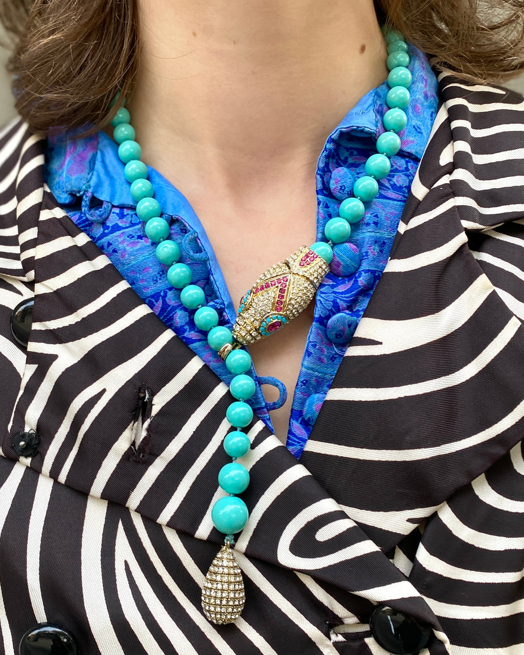 Turquoise Serpent Necklace