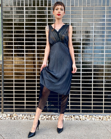 Morticia 30's Slip Dress