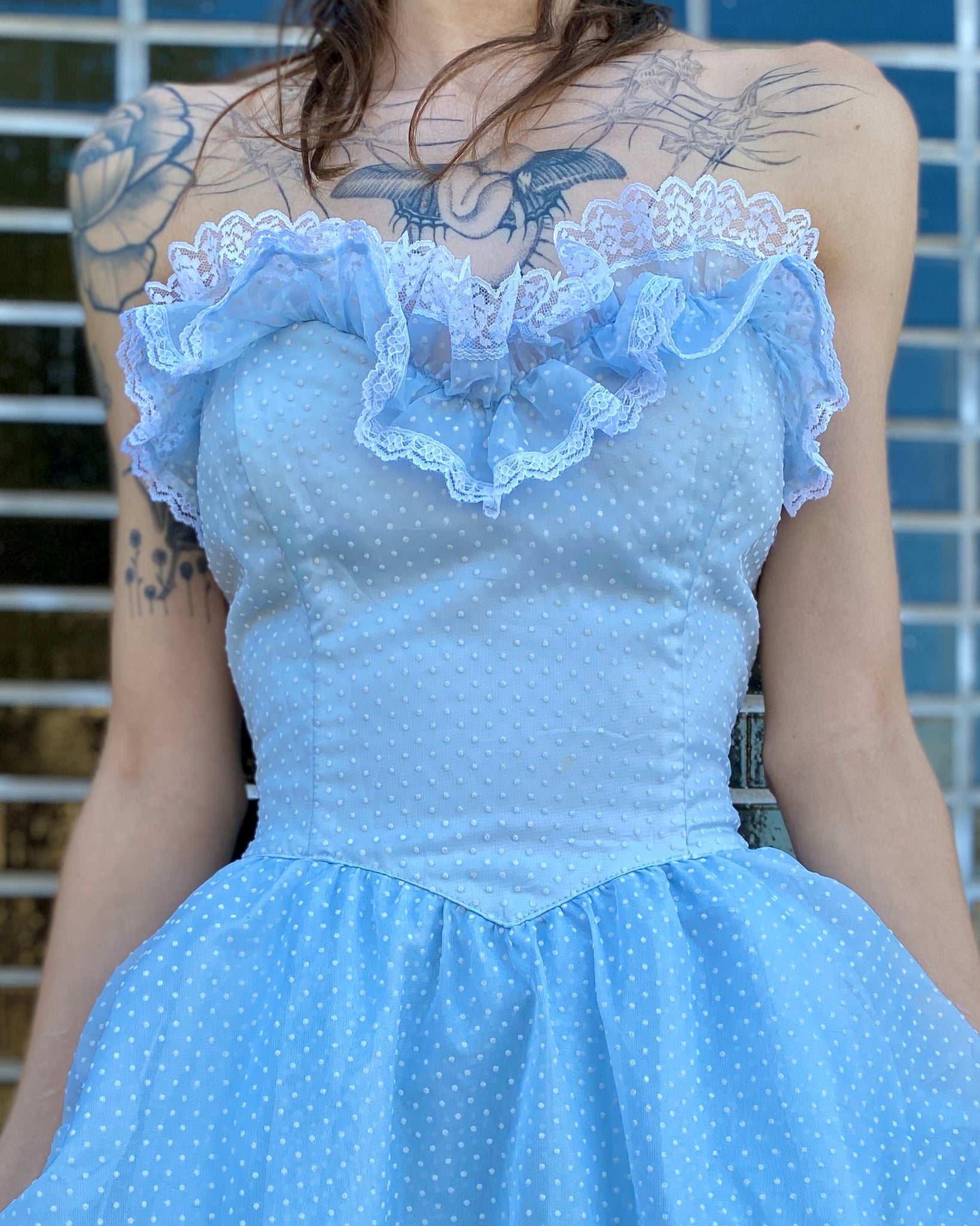 Yule Ball Swiss Dot Gunne Sax Dress