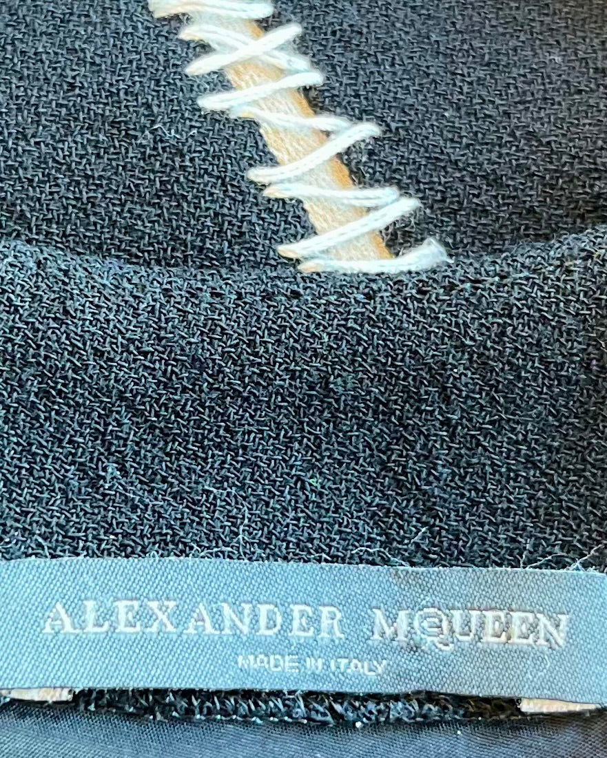 2003 Alexander McQueen Stitches Dress