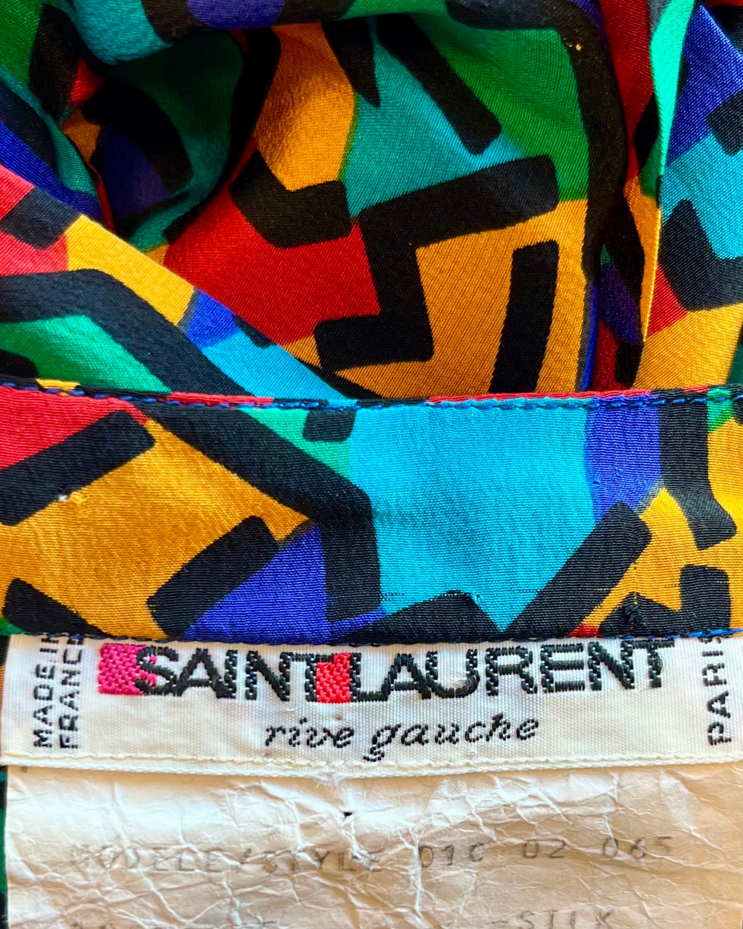 Puzzle Yves Saint Laurent Silk Dress