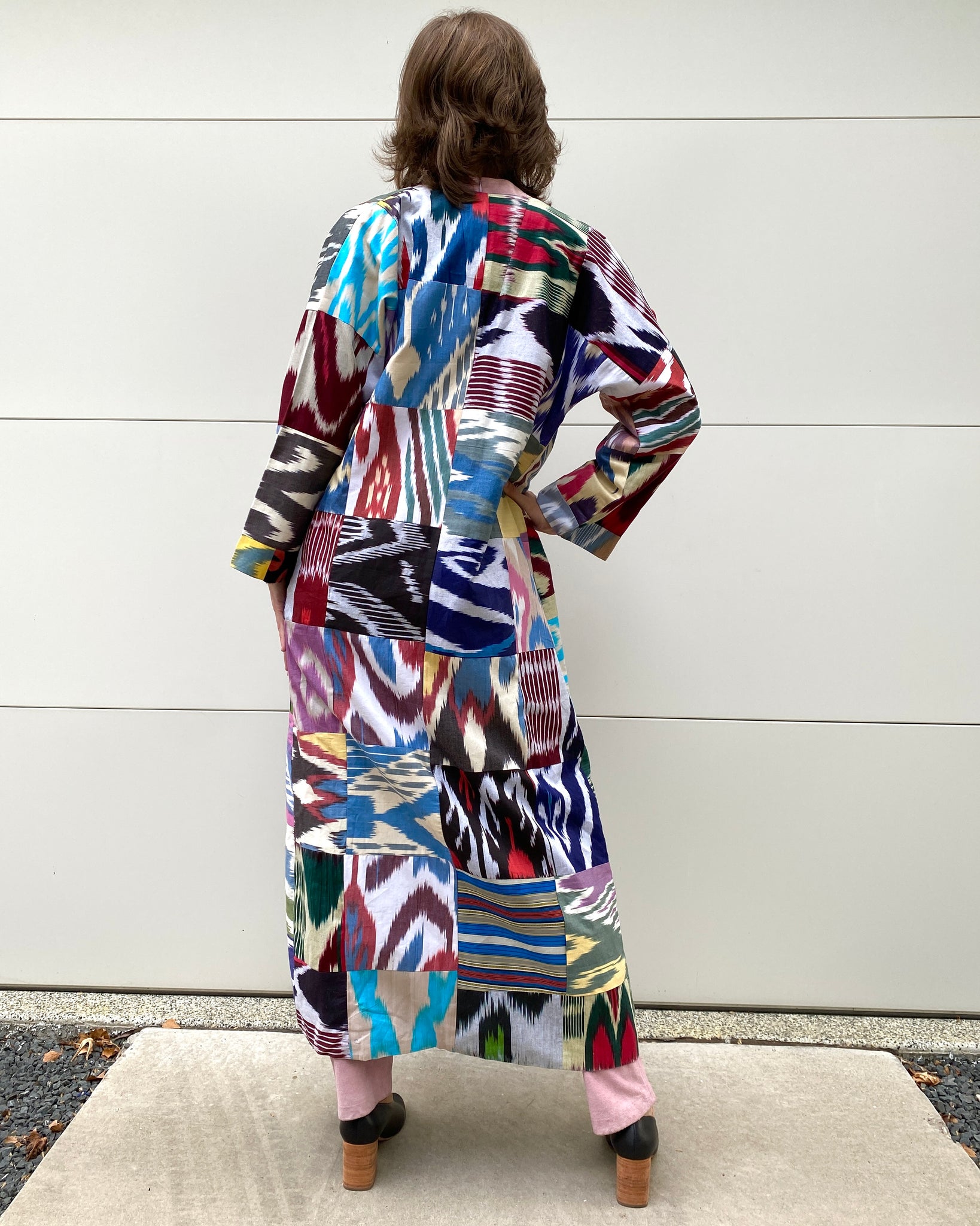 Rainbow Mountain Ikat Coat