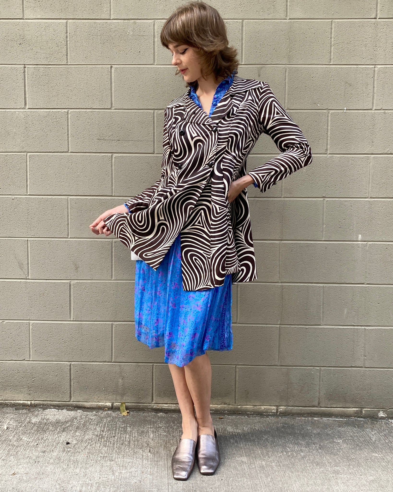 1960's Swirl Coat