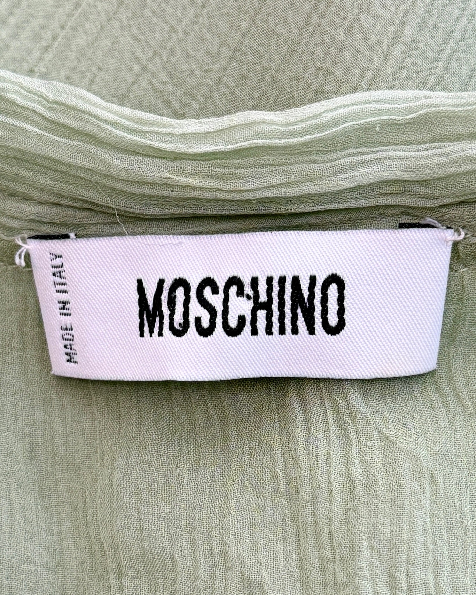 Moschino Mint To Be Chiffon Dress
