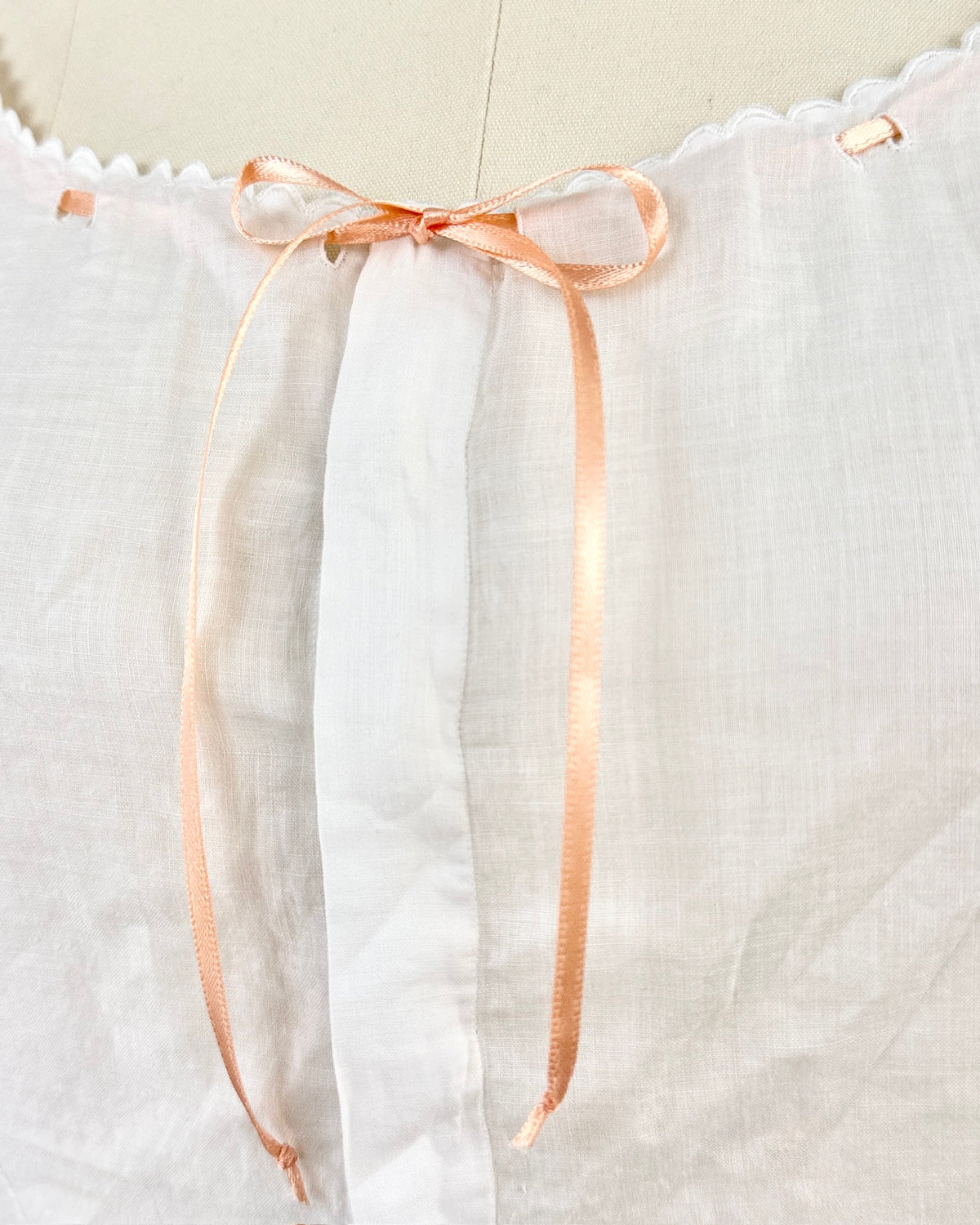 Edwardian Cotton Corset Cover