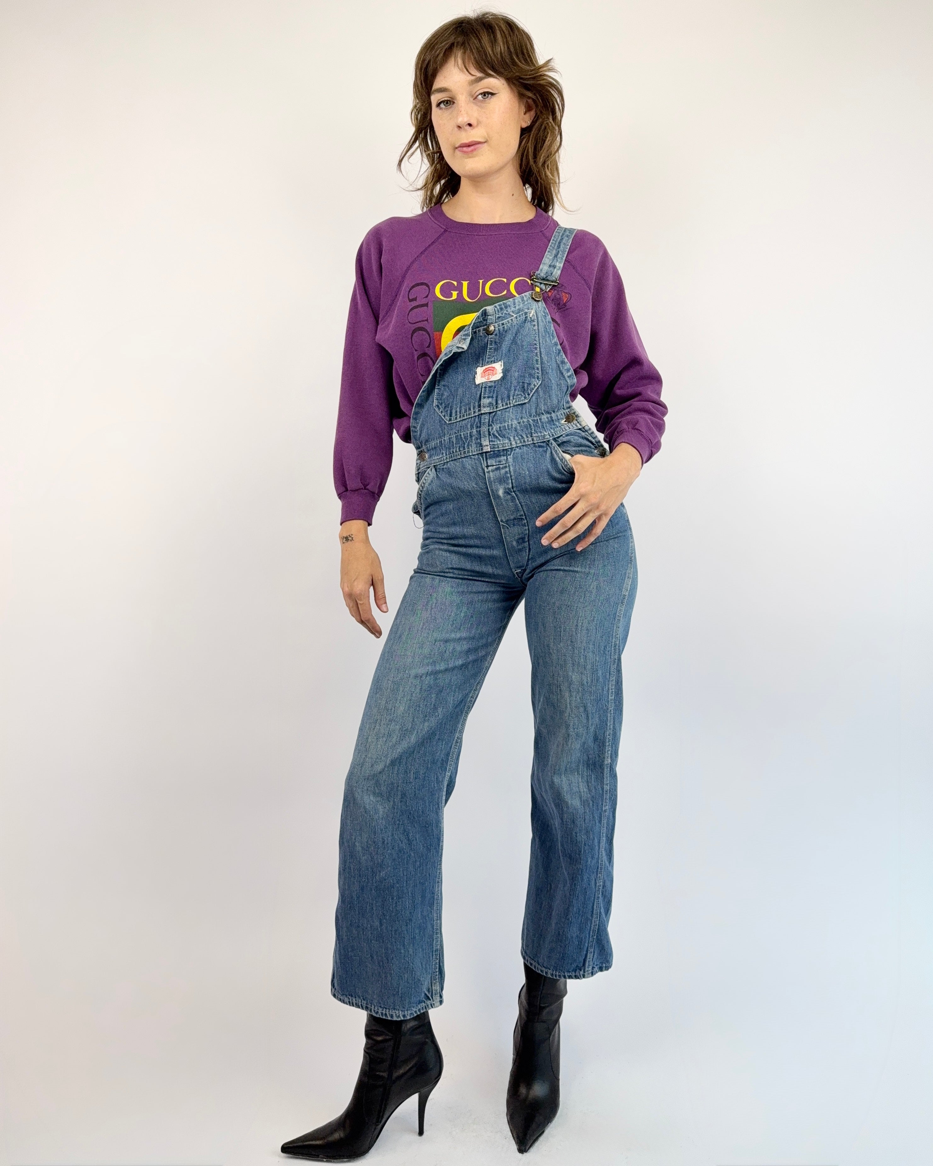 Round N' Round House DenIm Overalls