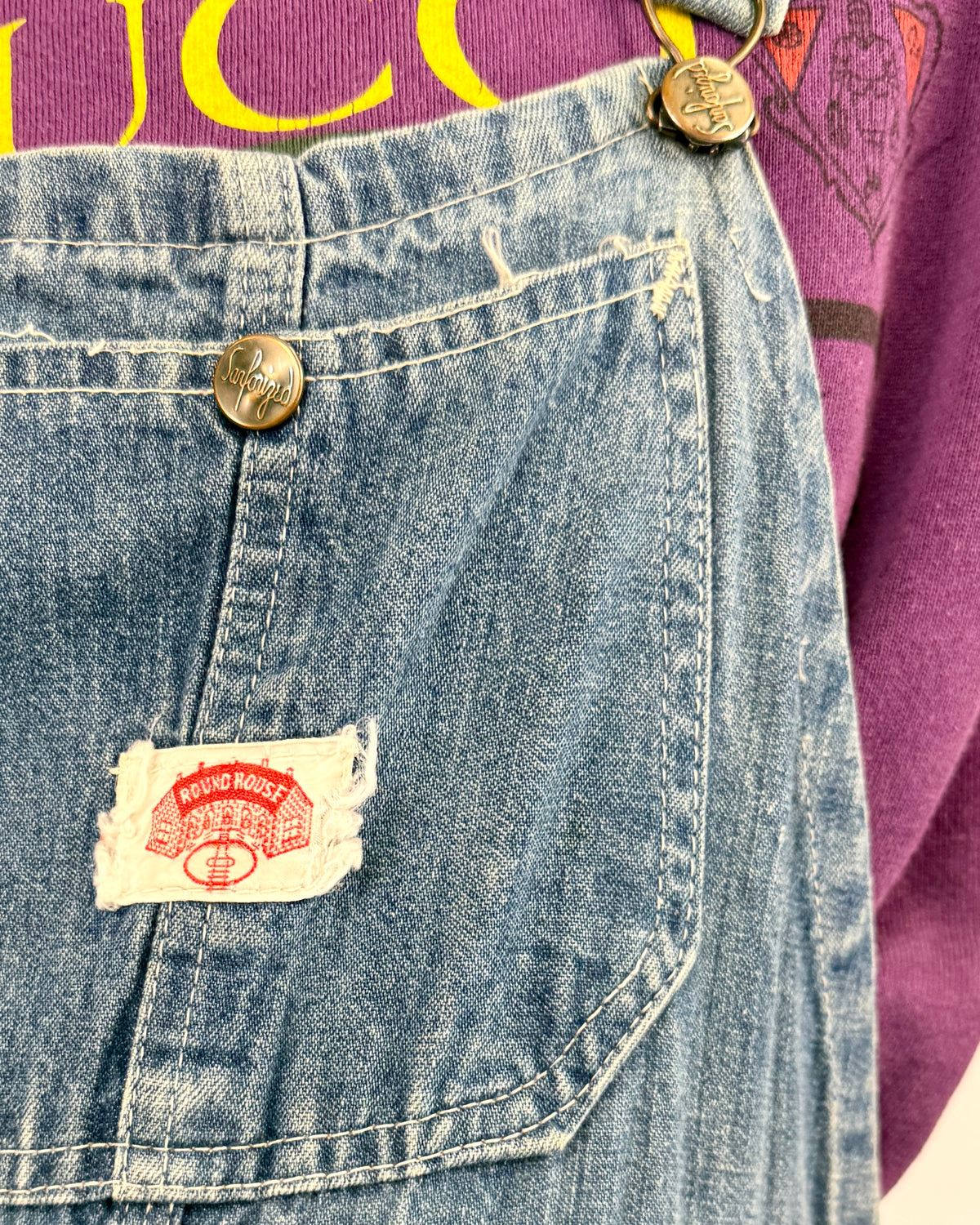 Round N' Round House DenIm Overalls