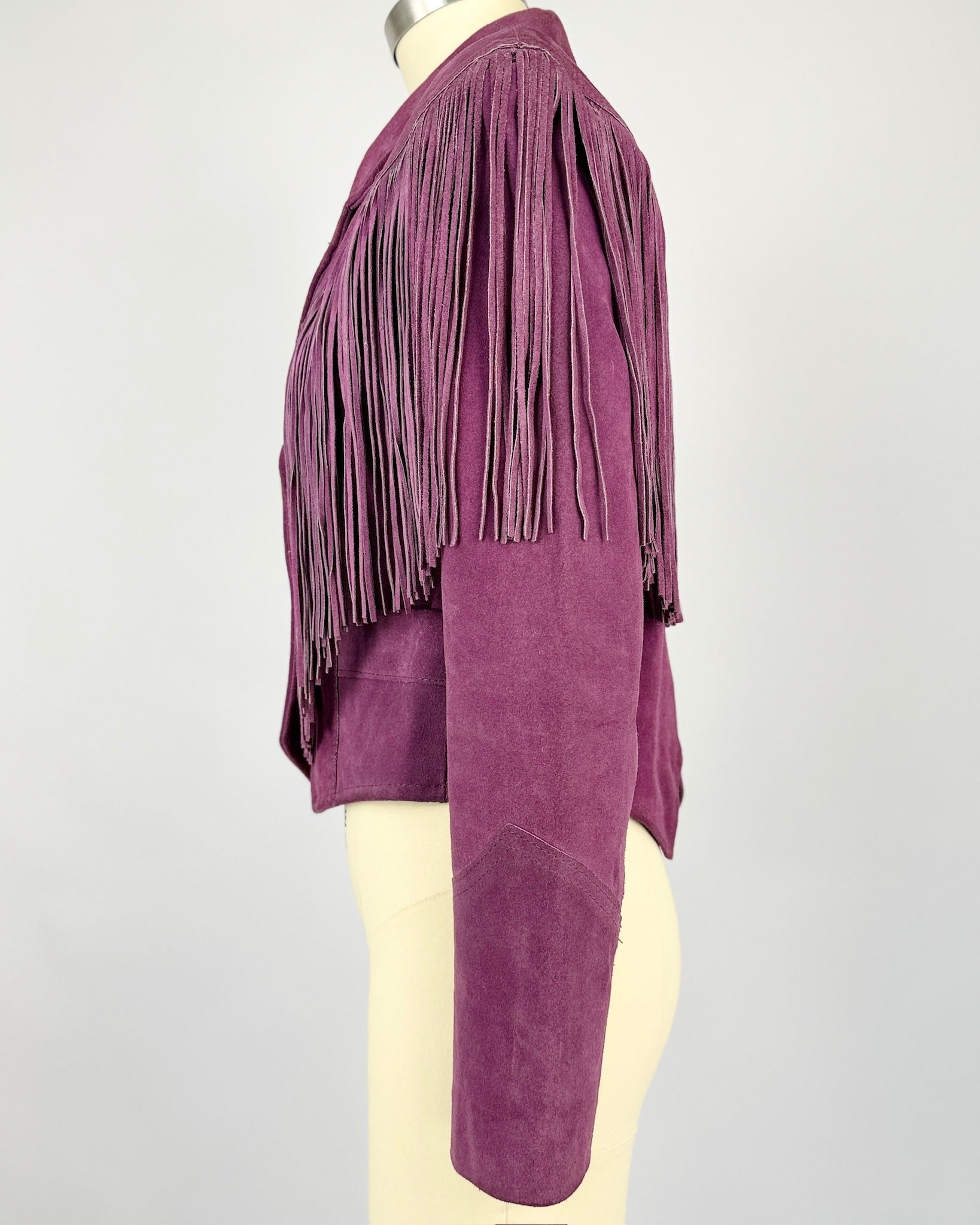 Purple Pioneer Wear Fringe Jacket