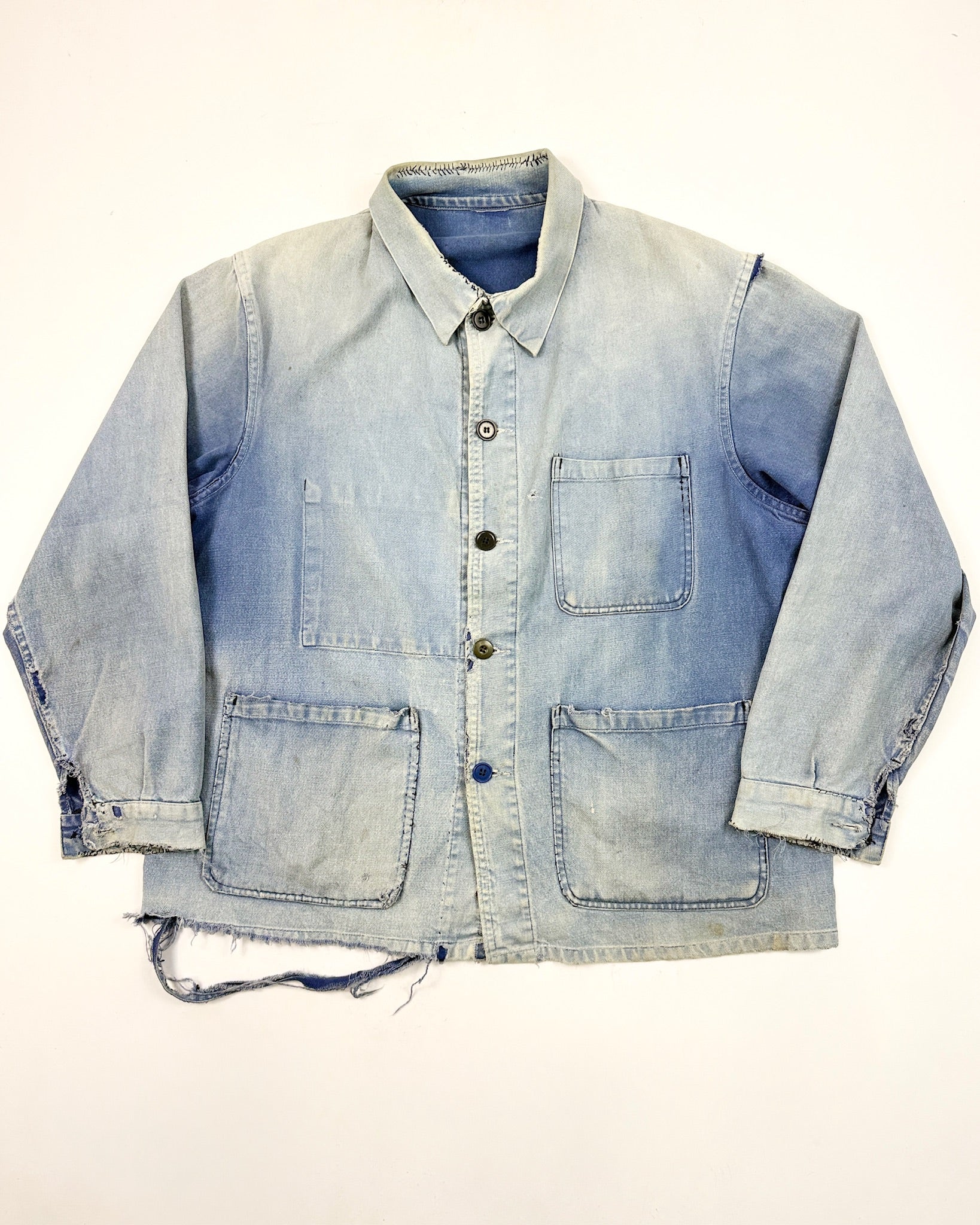 Blue French Workwear Jacket