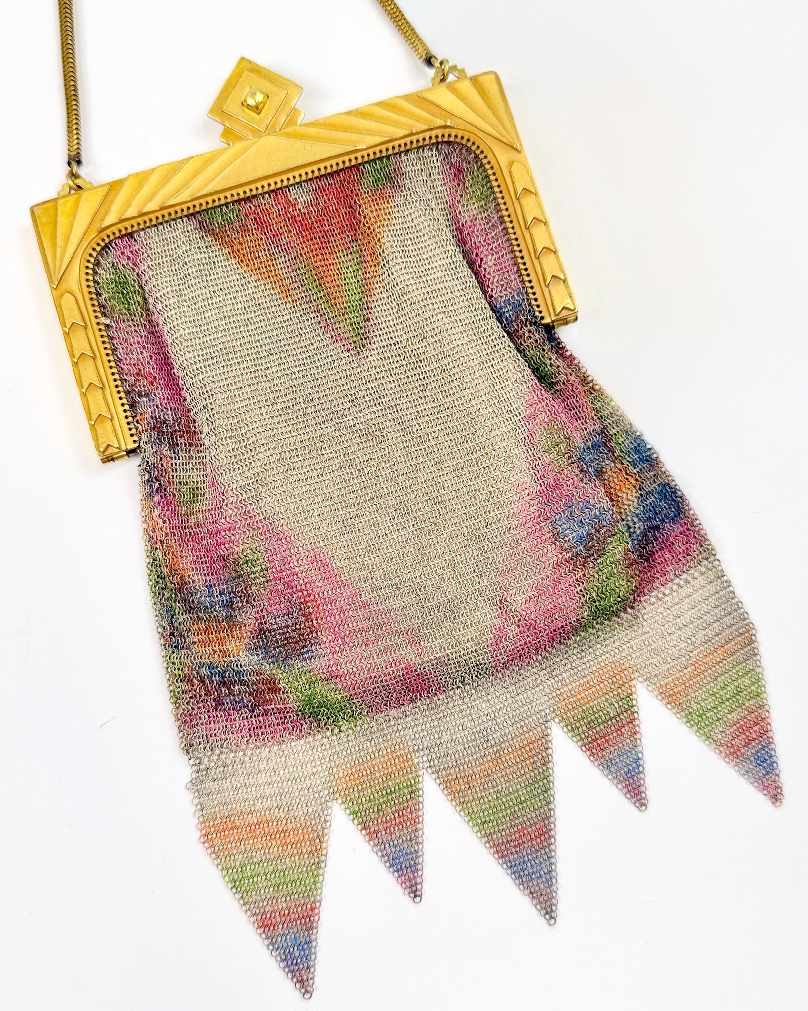 20s Airbrush Sunset Chainmail Bag