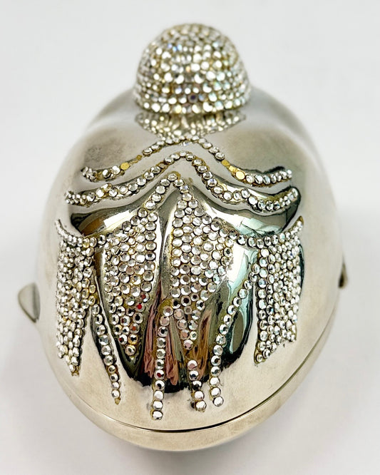Judith Leiber Silver Dove Minaudiere