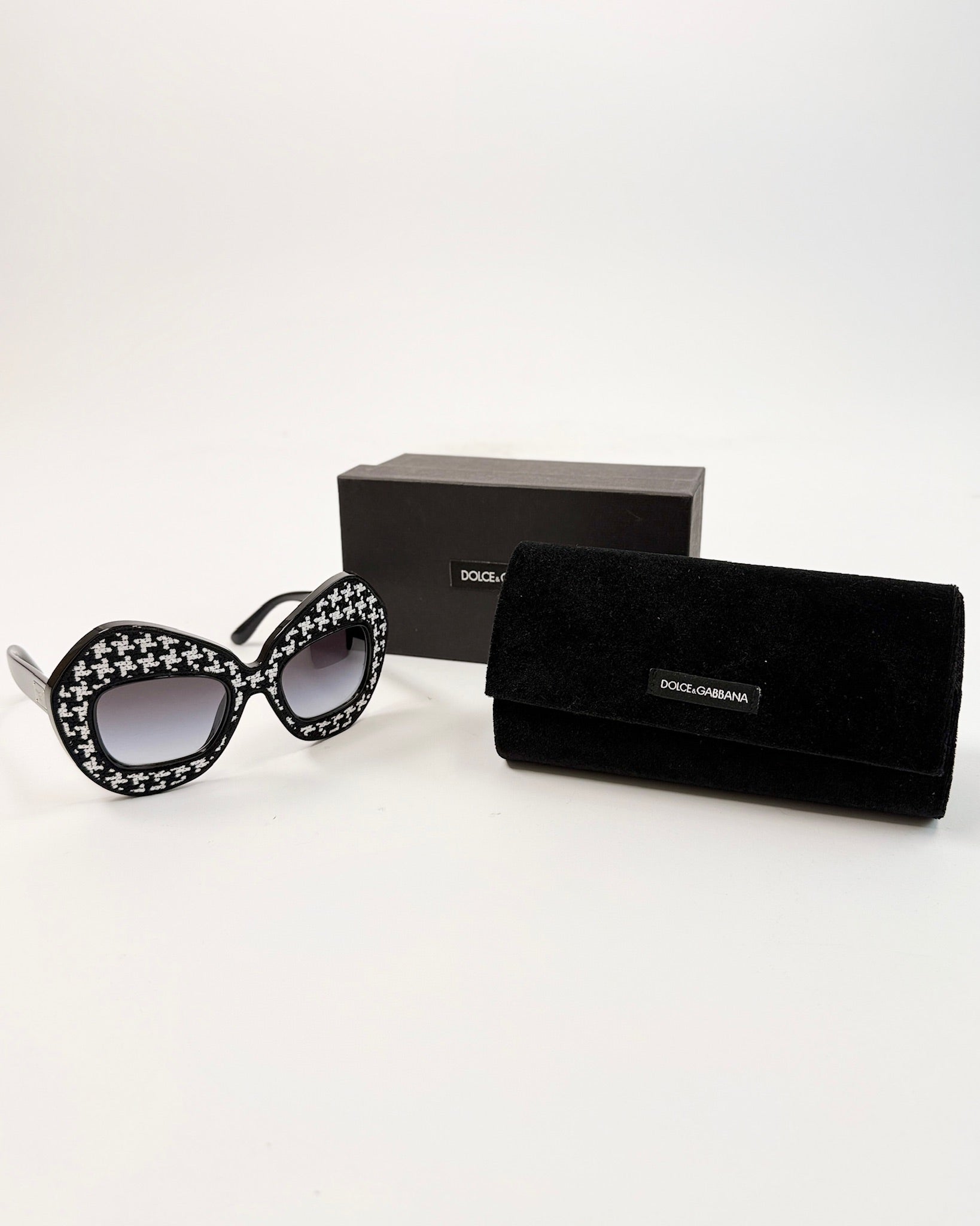 Dolce and Gabbana Tweed Sunglasses