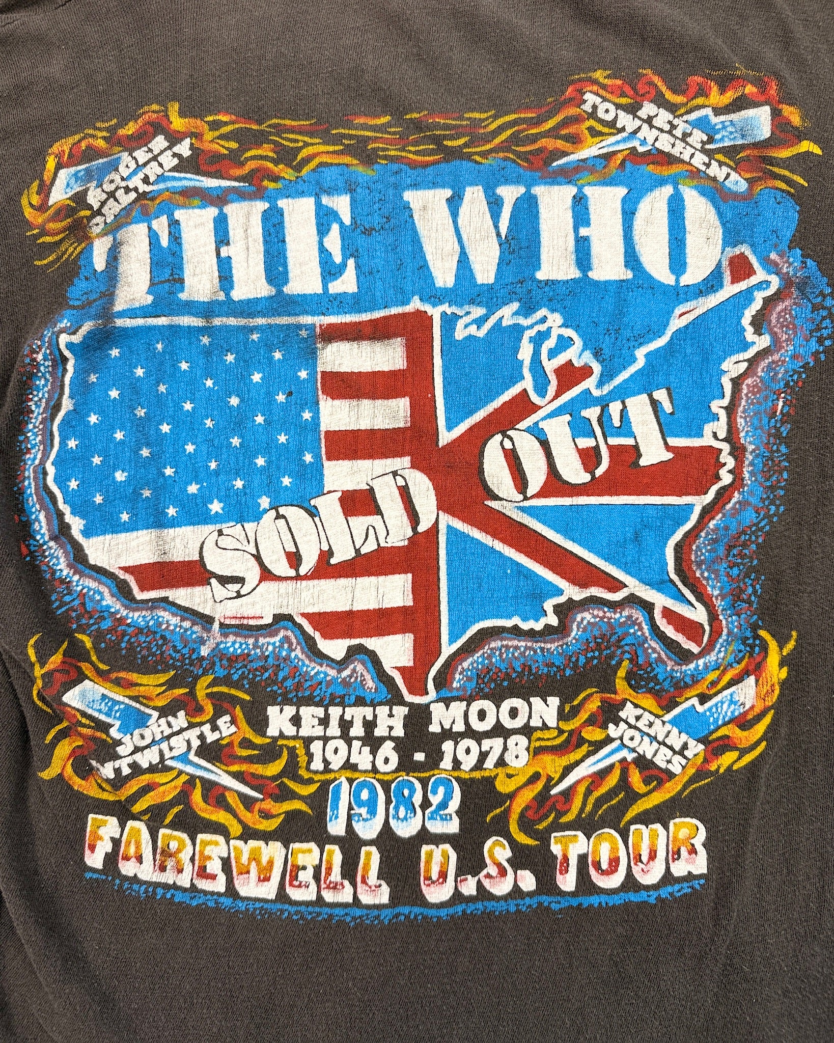 The Who 1982 Farewell Tour Tee