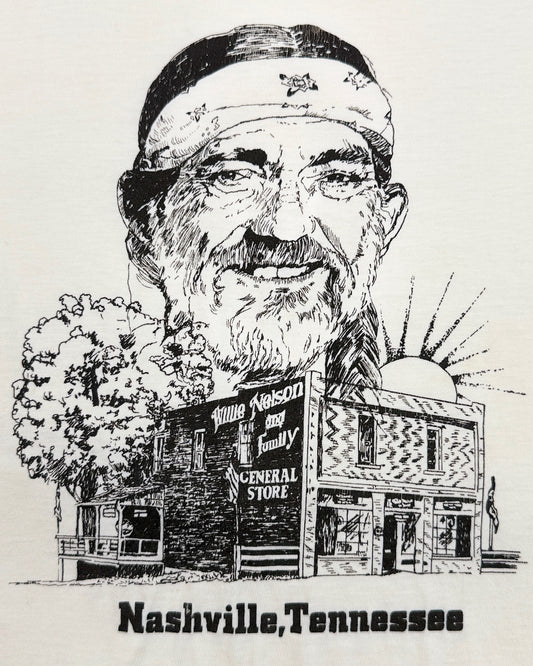 Willie Nelson Hand Drawn Tee