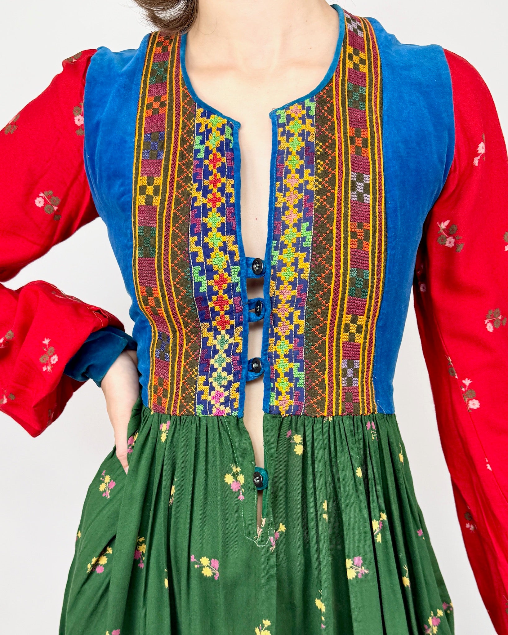 Fairest Lady Colorblock Maxi