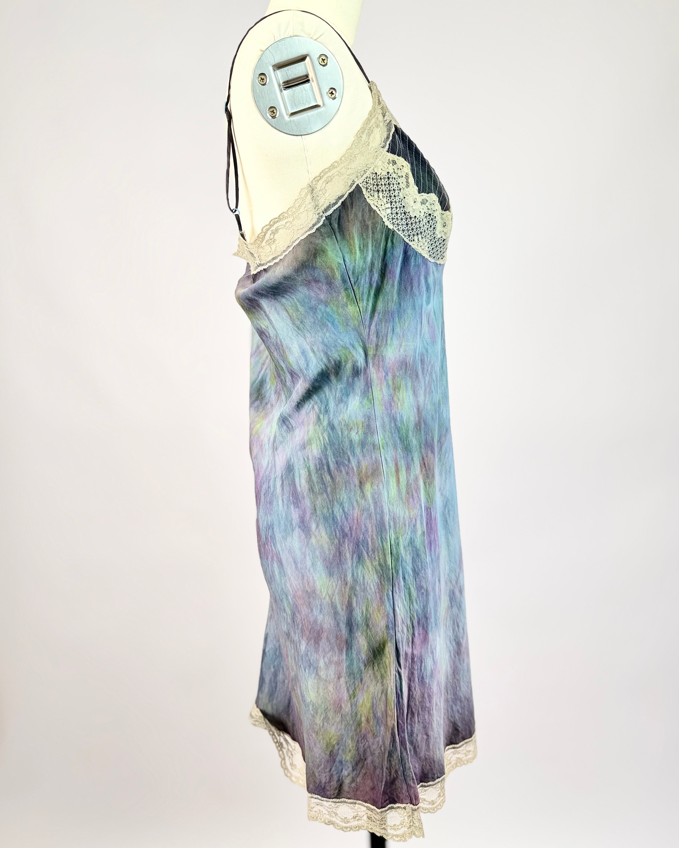 Silk Tie Dye Slip Dress