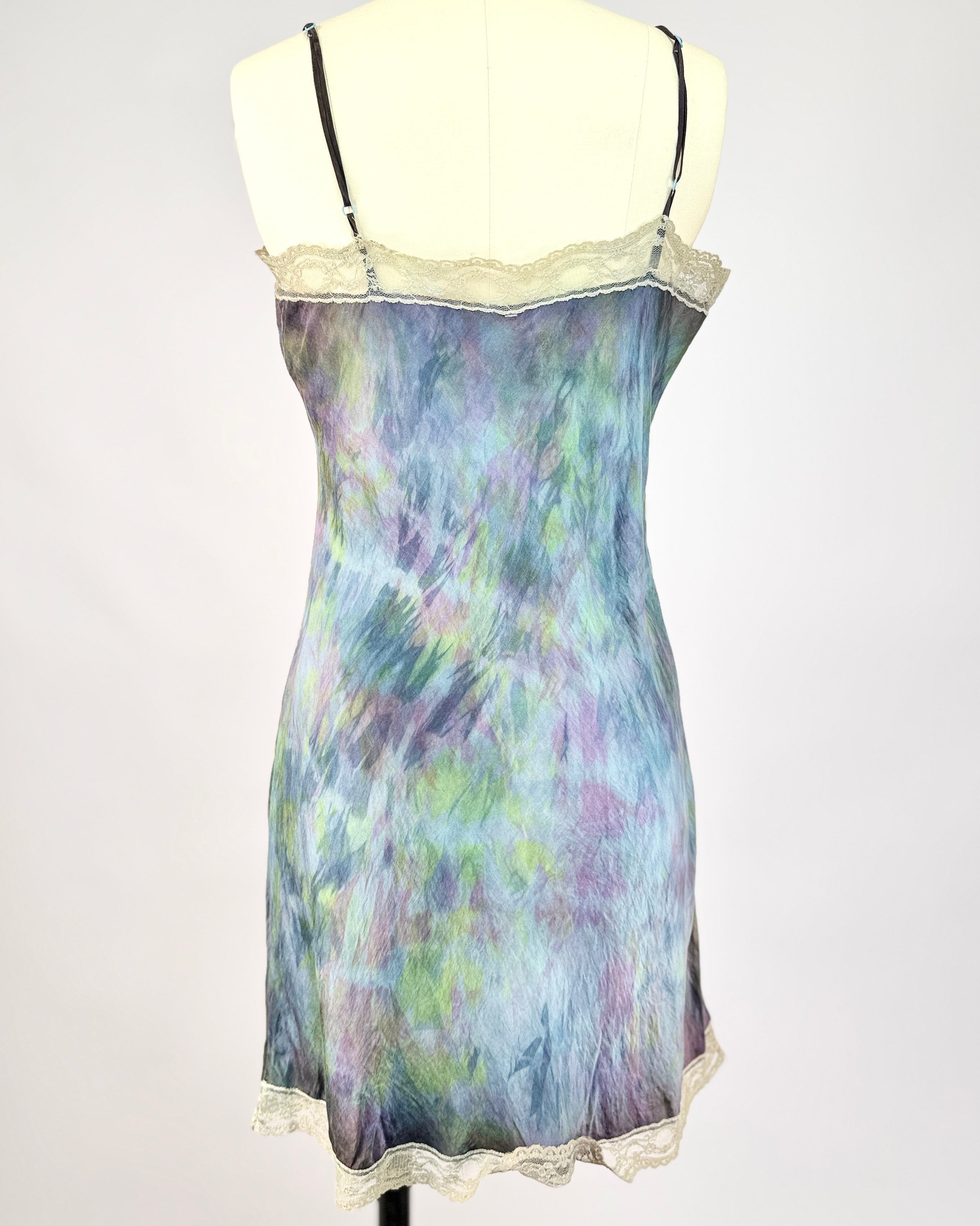 Silk Tie Dye Slip Dress