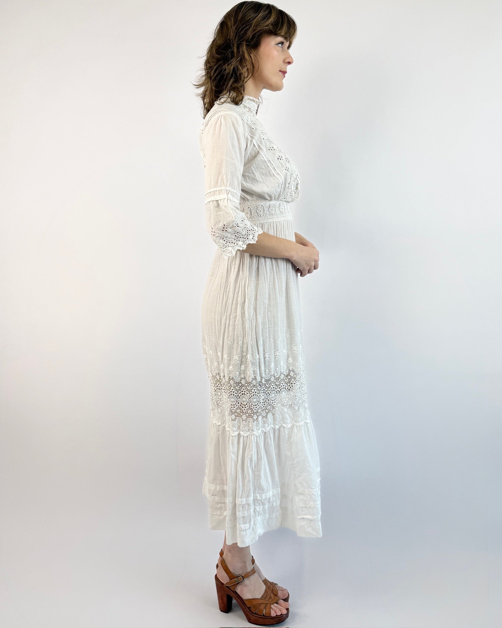 Let's Cloud Watch Edwardian Lawn Dress