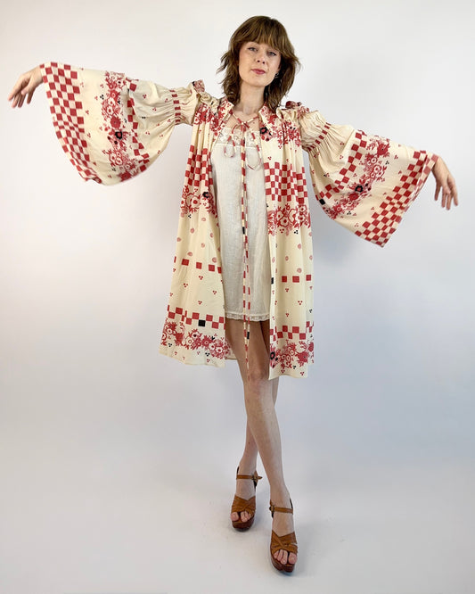 Ossie Clark Check Mate Floral Jacket