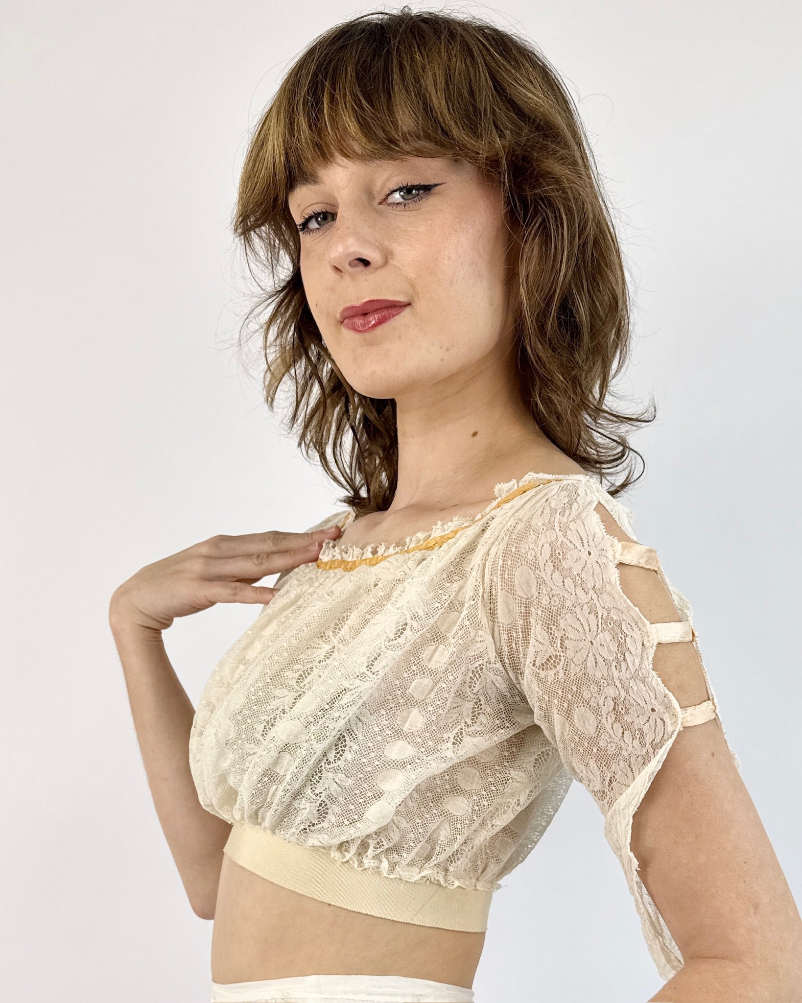 That's Spot On Edwardian Lace Top