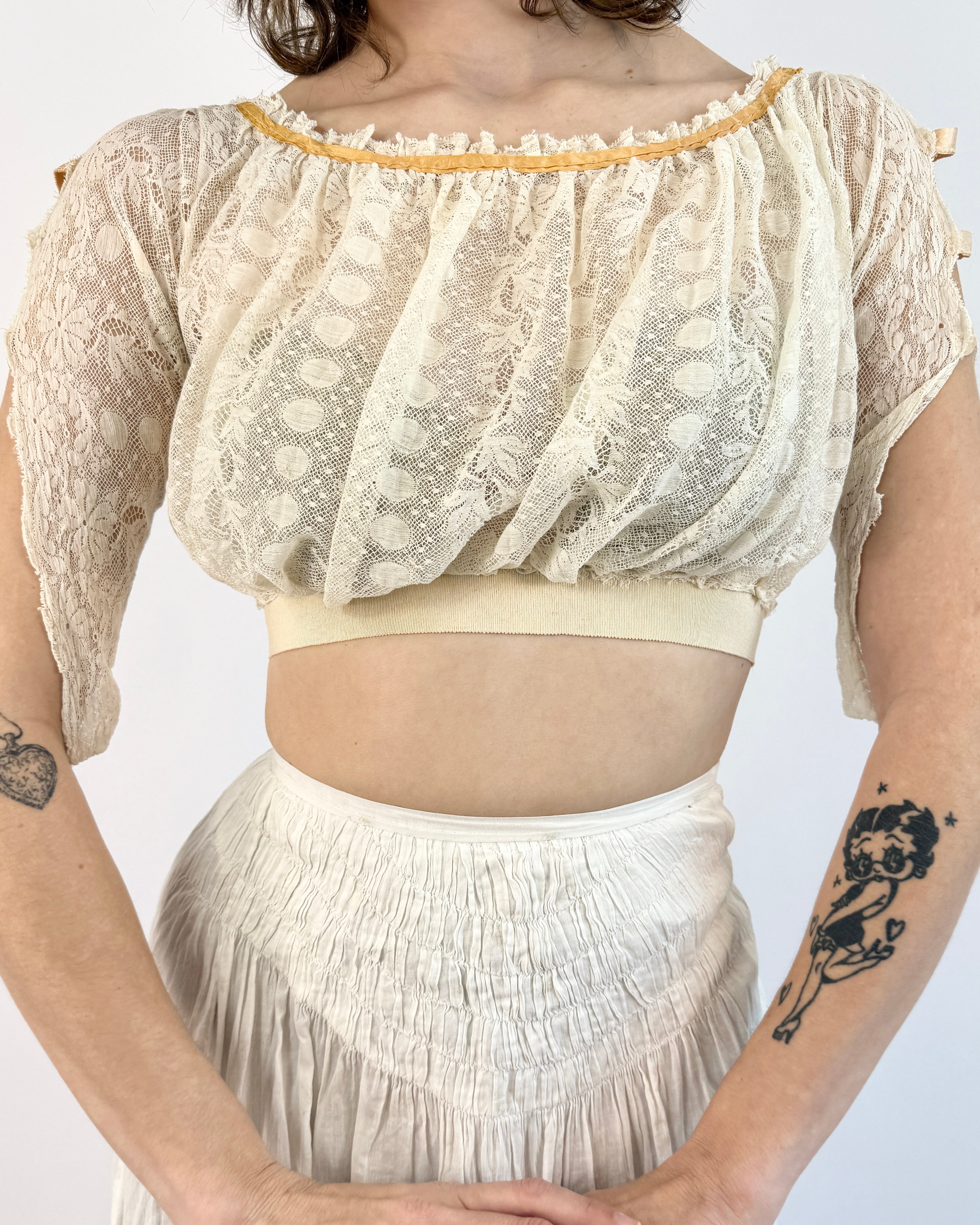 That's Spot On Edwardian Lace Top