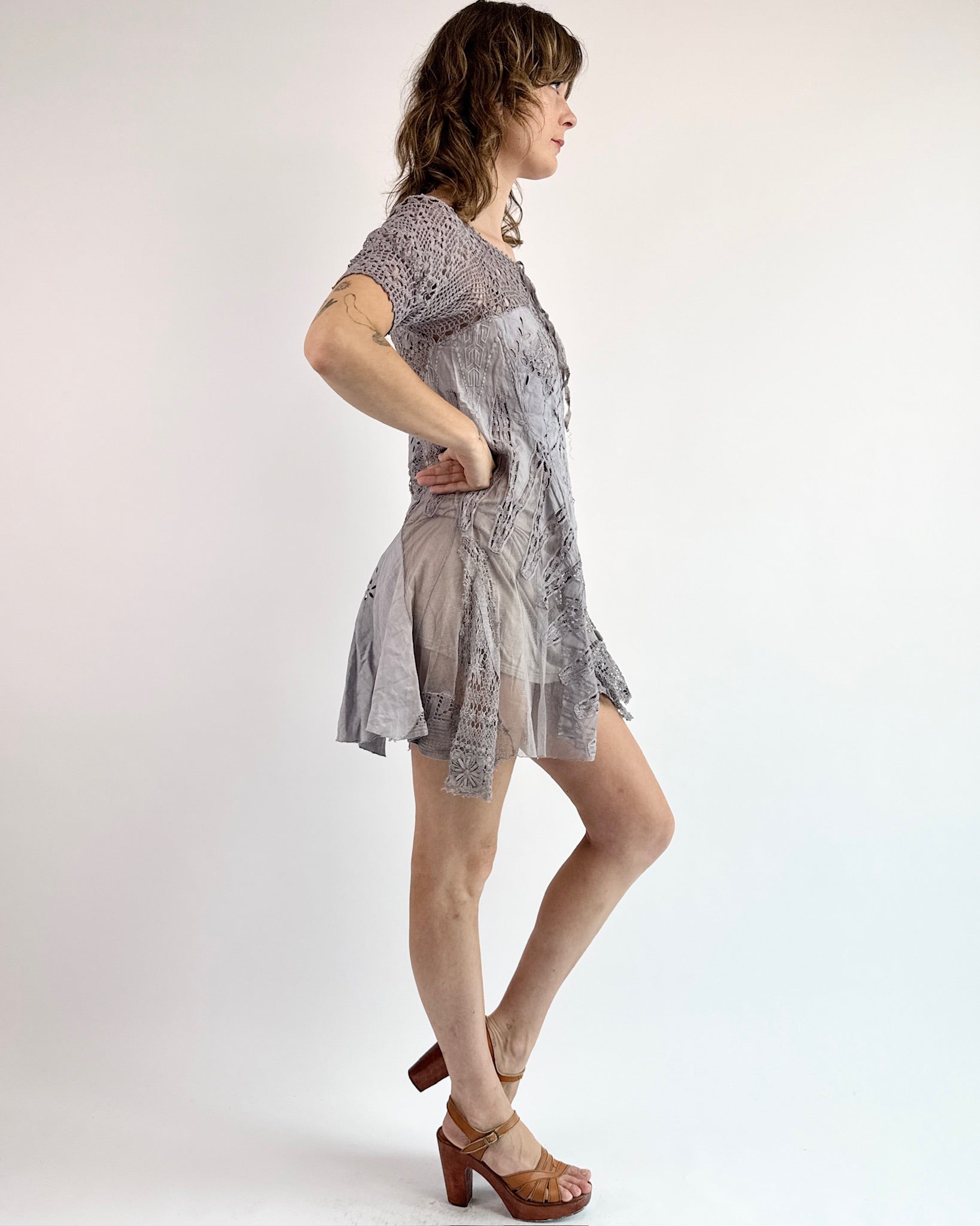Ellen Johnson Fairy Frills Crochet Dress