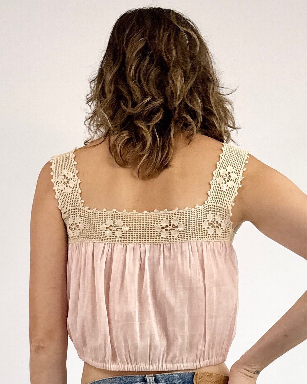 Strawberry Fields Crochet Corset Cover