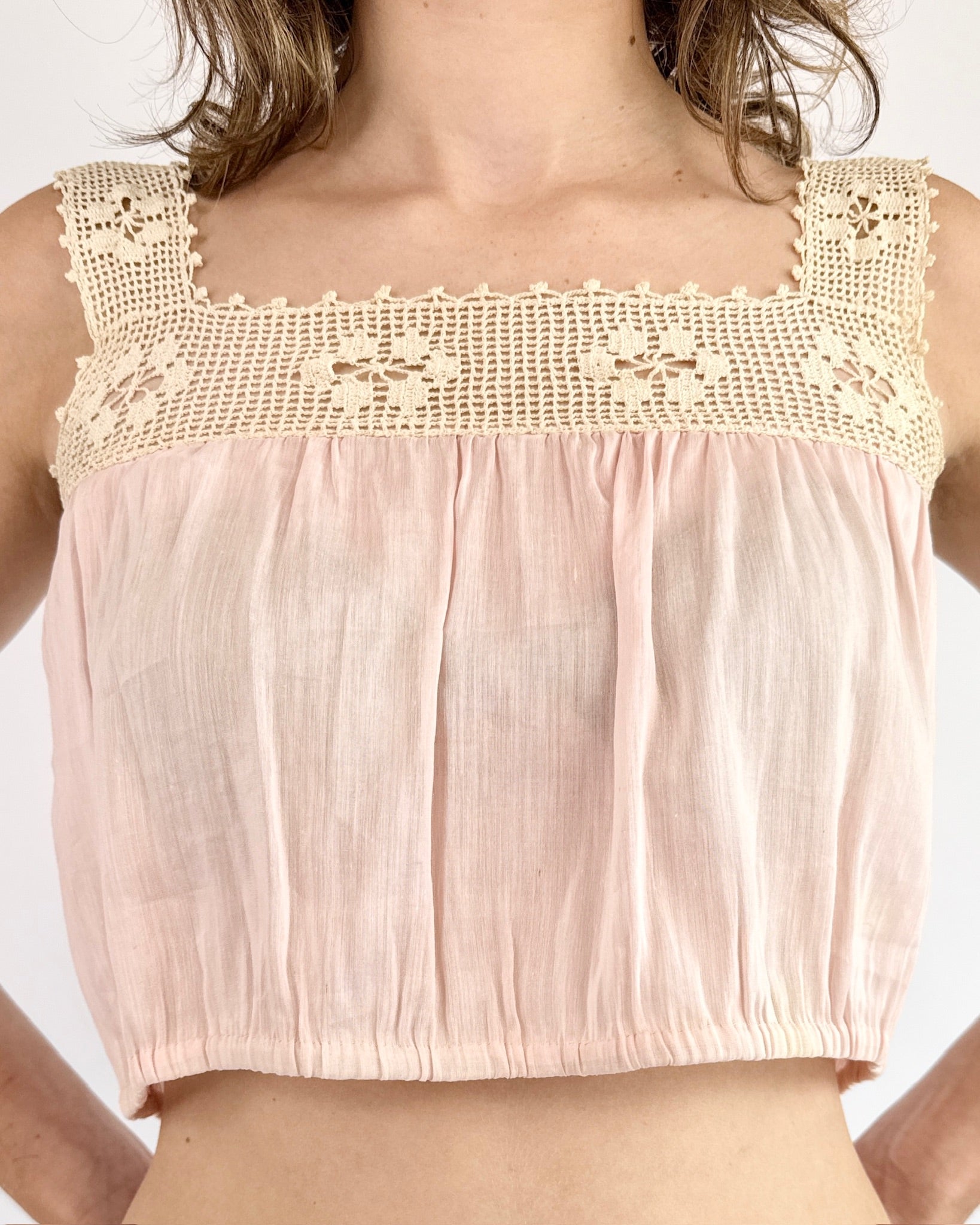 Strawberry Fields Crochet Corset Cover