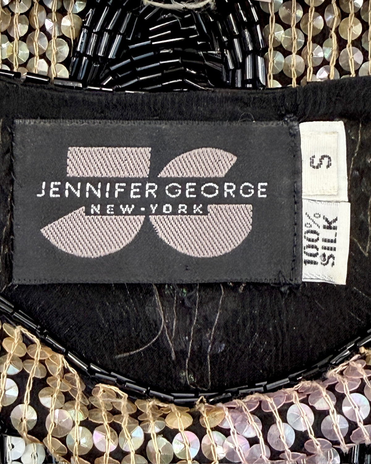 Jennifer George Sequin Blouse