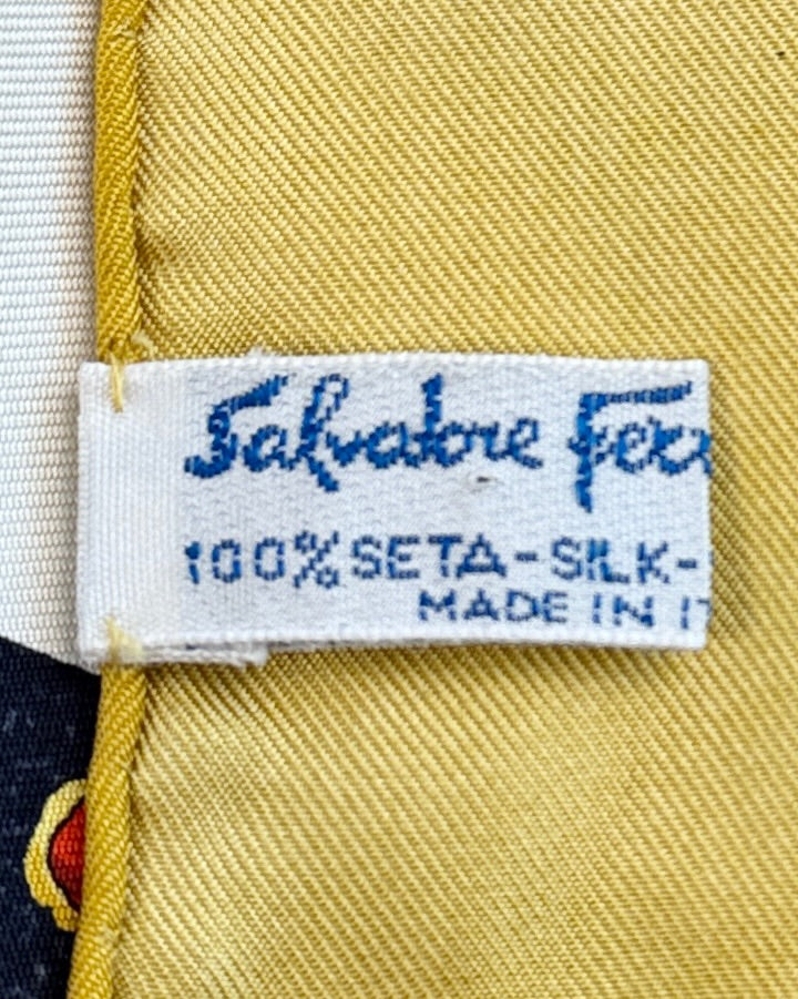 Ferragamo Shoe Silk Scarf