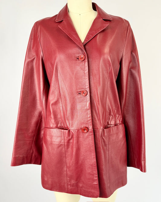 Cuoieria Fiorentina Italian Red Jacket