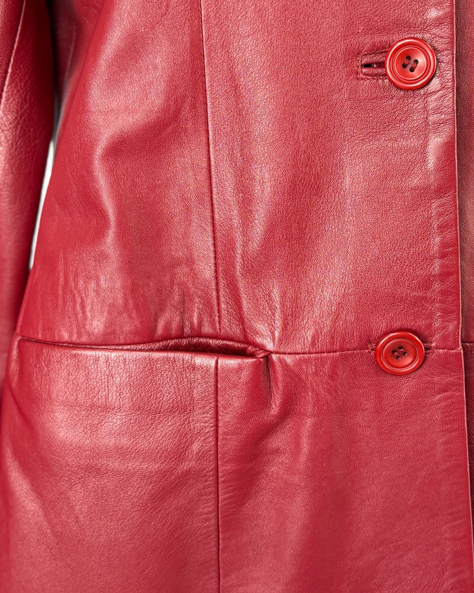 Cuoieria Fiorentina Italian Red Jacket