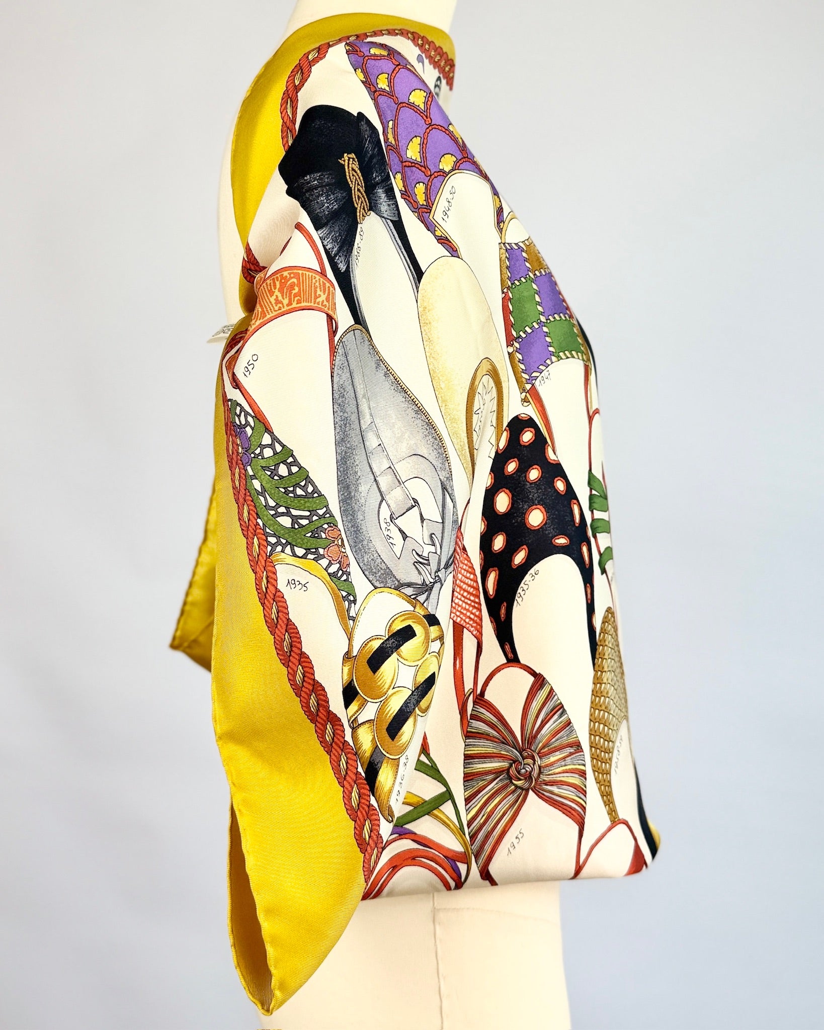 Ferragamo Shoe Silk Scarf