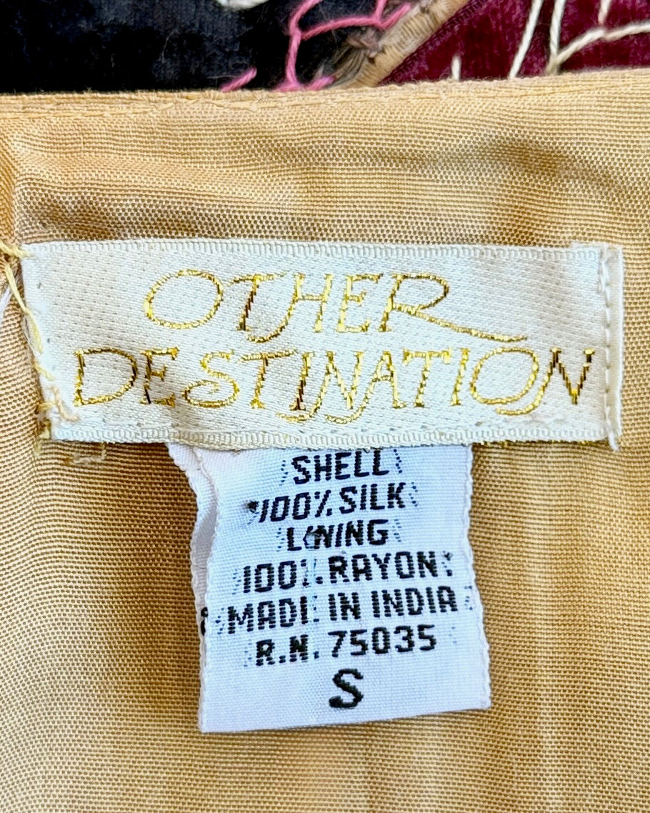 Fully Beaded Silk Vest
