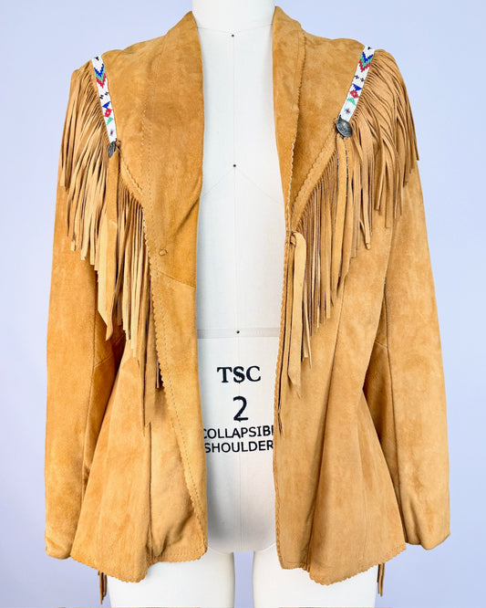 Char Beaded Fringe Jacket
