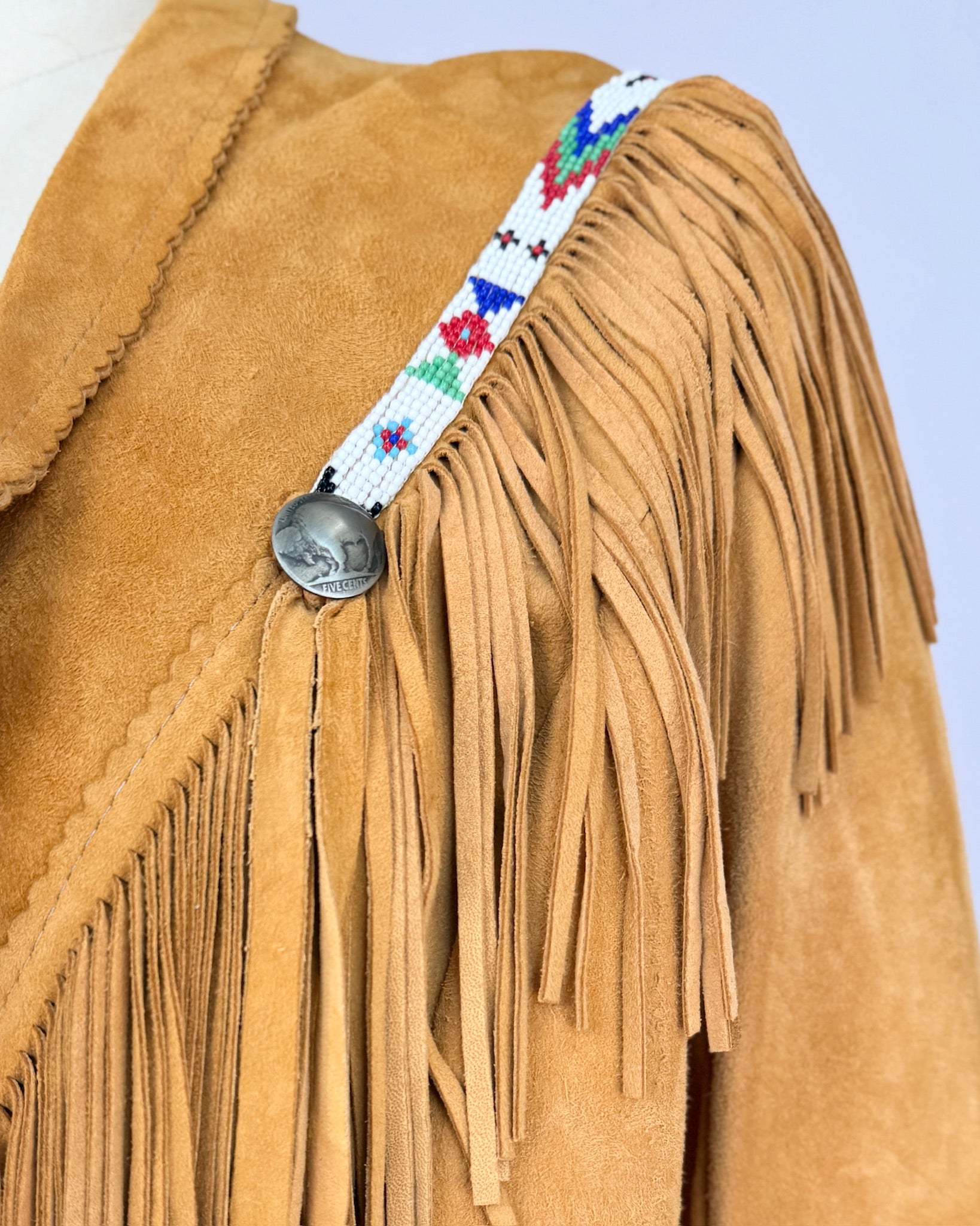 Char Beaded Fringe Jacket