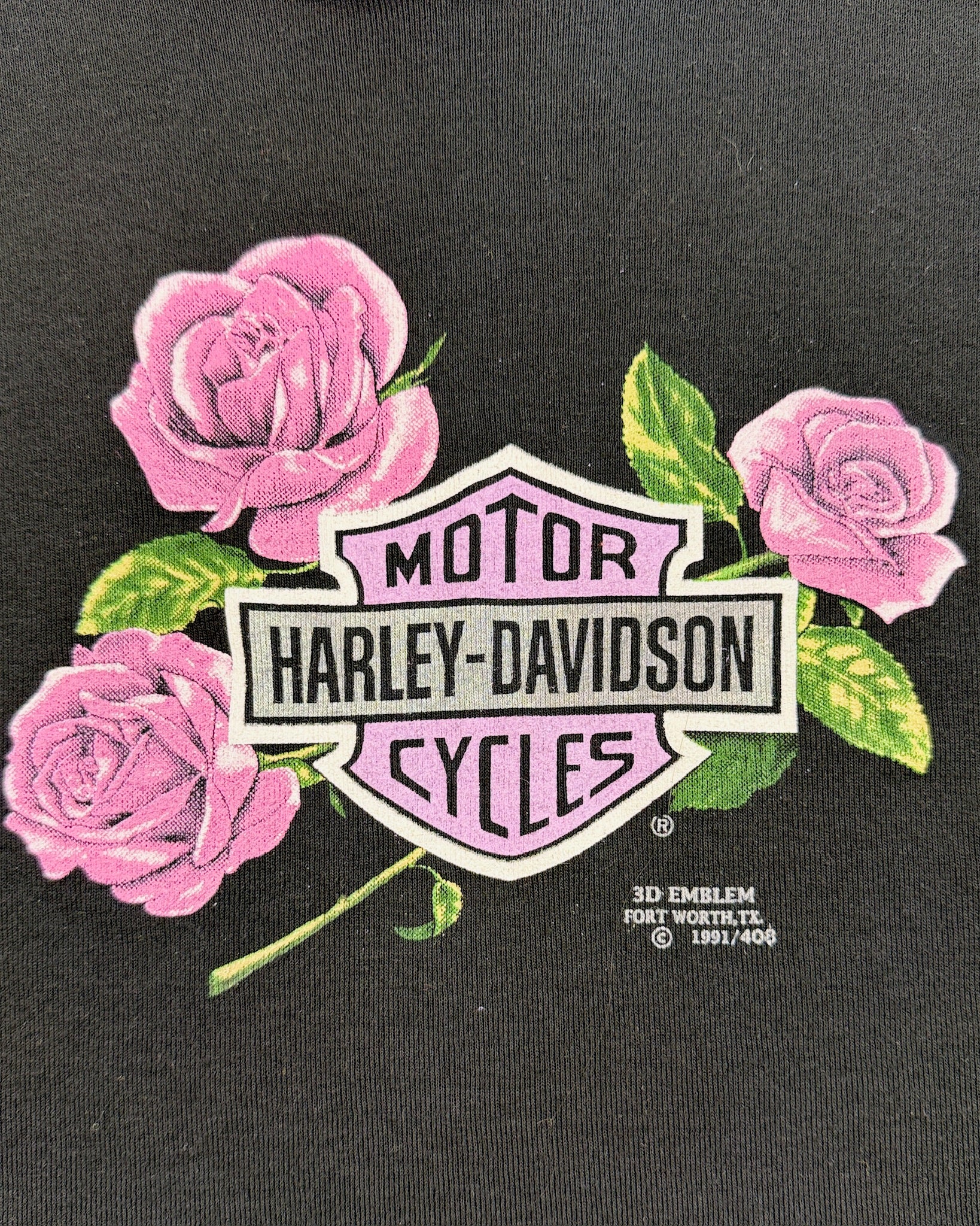 Harley 3D Emblem Black Lace Tank