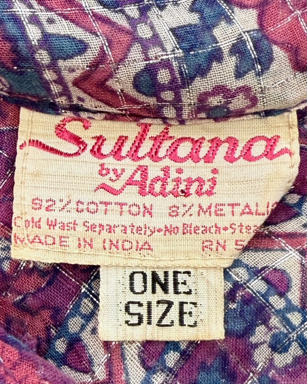 Adini Floral Findings Indian Cotton Dress