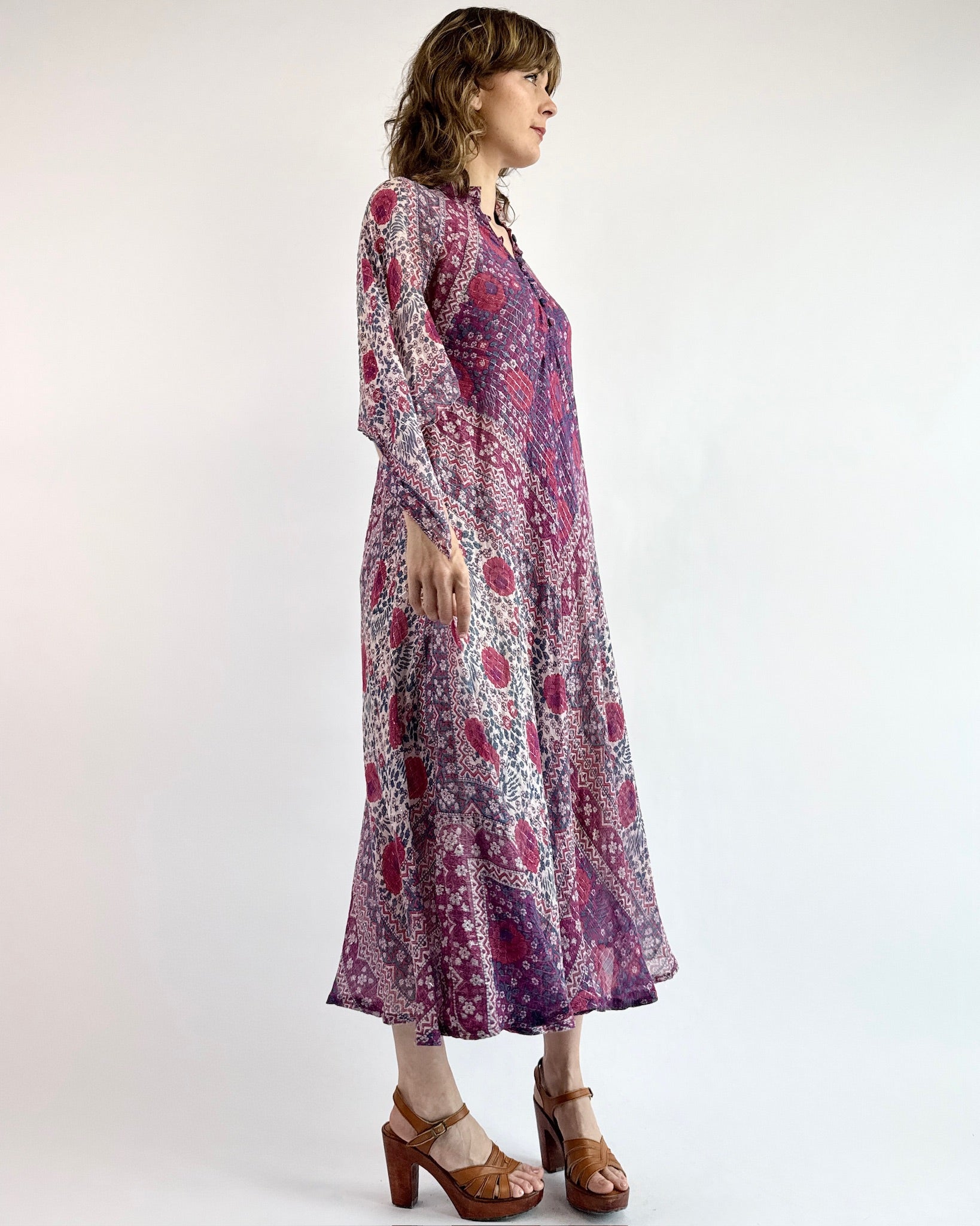 Adini Floral Findings Indian Cotton Dress