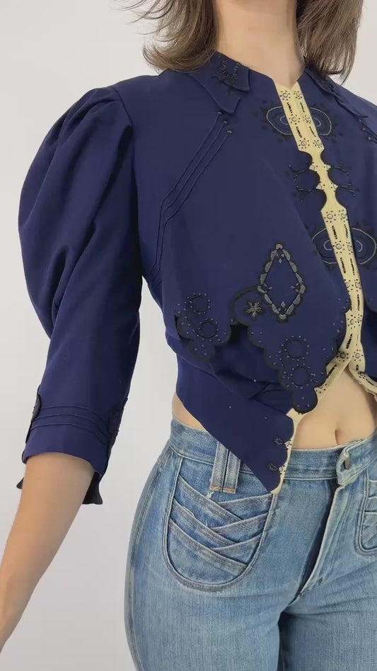 Gilded Age Keepsakes Wool Walking Jacket