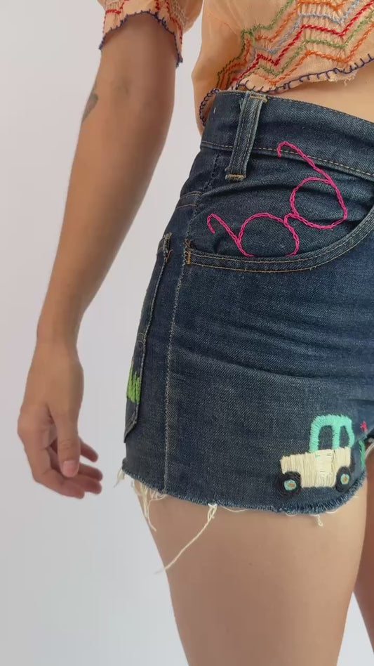 Levi's Big E Arts and Crafts Shorts
