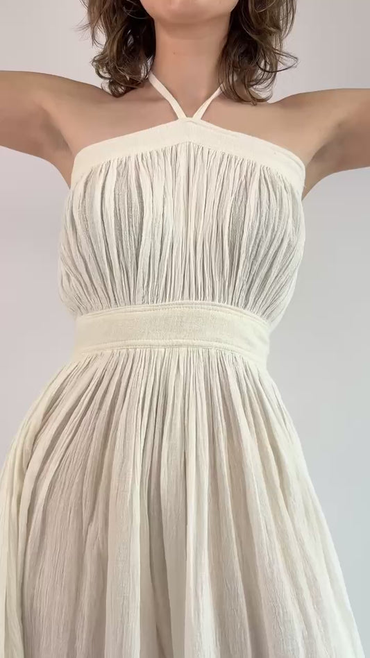 Young Edwardian Earth Angel Halter Jumpsuit