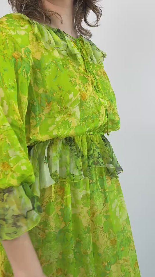 Roberto Cavalli Key Lime Daze Dress