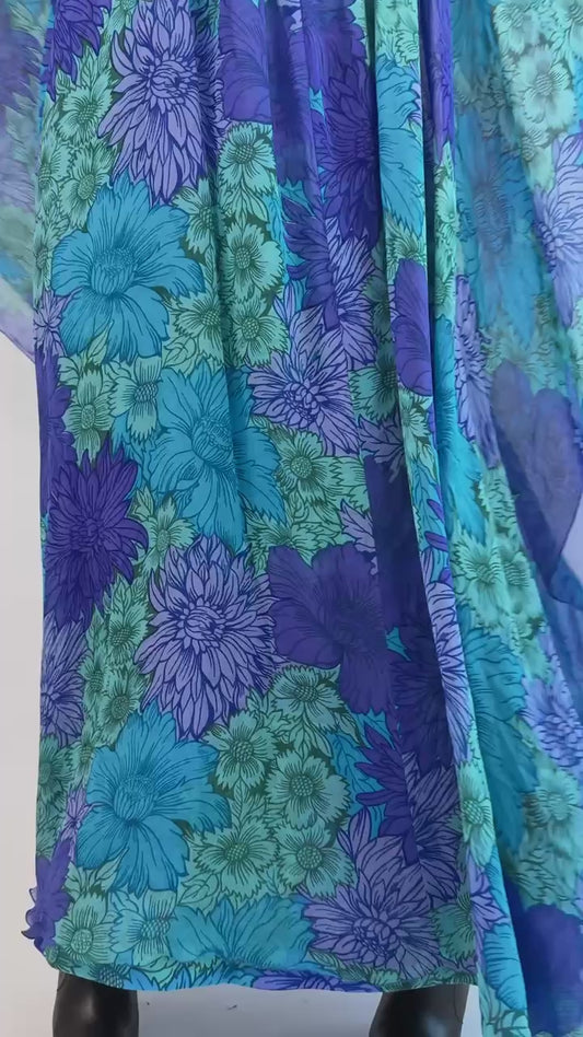 La Mendola Spring Waves Chiffon Dress