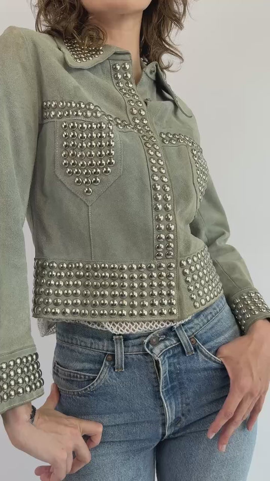 60s Stud of The Show Suede Jacket