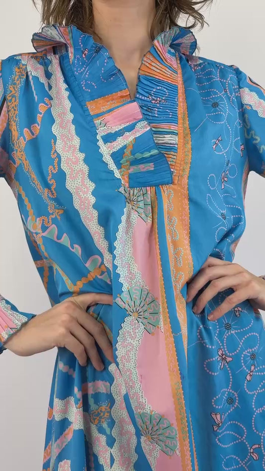 Zandra Rhodes For the Frill of It Maxi Dress