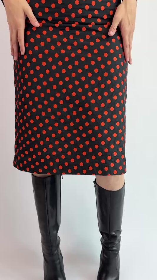 Miu Miu Spotted Maxi Dress